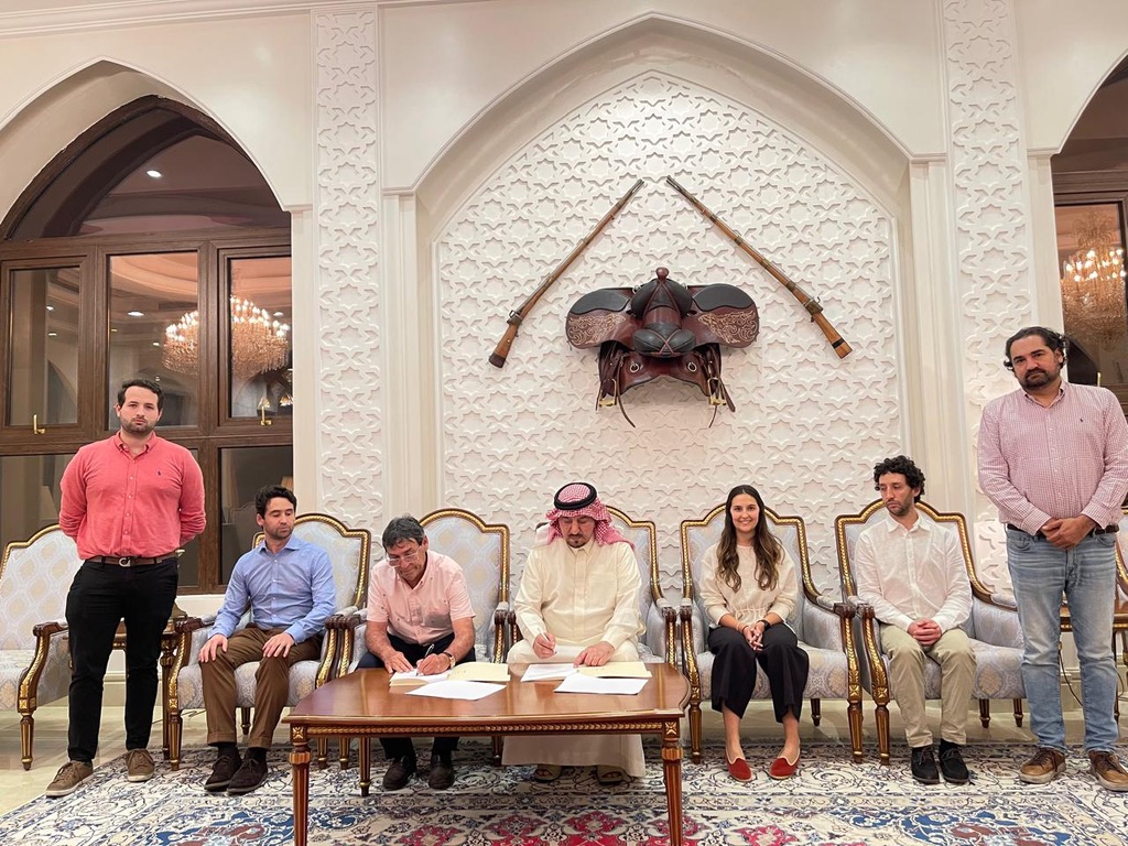 Partnership agreement signing