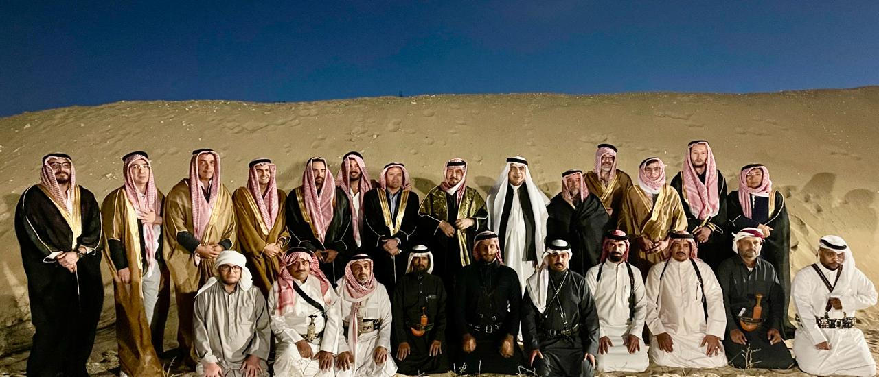 Desert gathering Saudi Arabia
